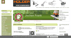 Desktop Screenshot of frank-motorgeraete.de