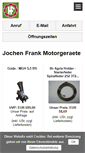 Mobile Screenshot of frank-motorgeraete.de